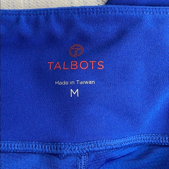 Talbots Blue Capri Workout Active Leggings - Picture 6 of 7